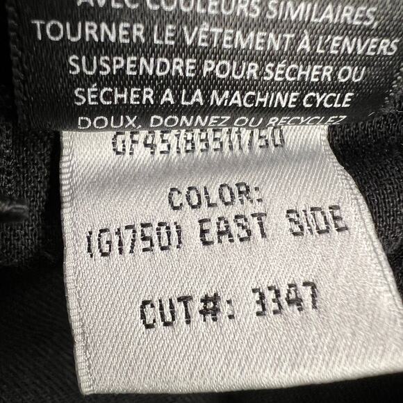 Revolve GRLFRND The Karolina High Rise Straight Crop Jean Washed Black Size 28 - Picture 7 of 15